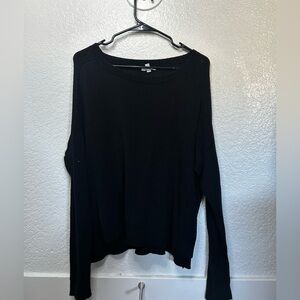 Classic Black Knit Sweater
